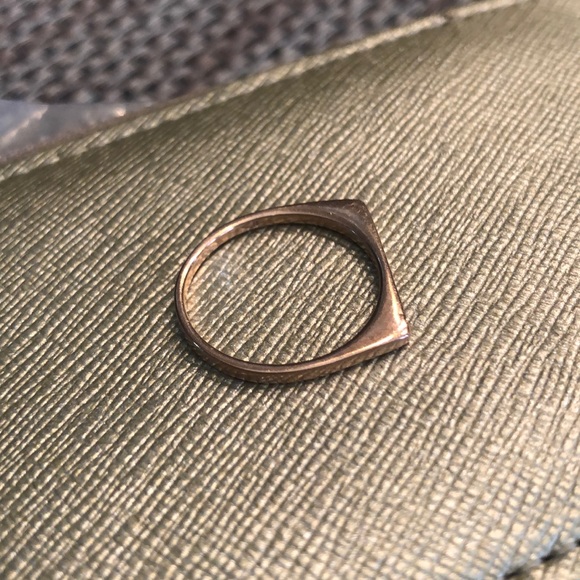 Alexa Leigh Diamond Baguette Eugene Ring 14k - Picture 4 of 6